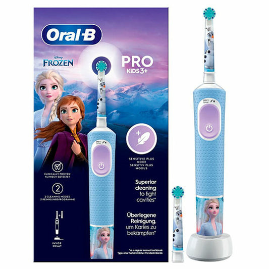 Brosse à dents électrique Oral-B Frozen Multicouleur (2 Pièces) (2 Unités)