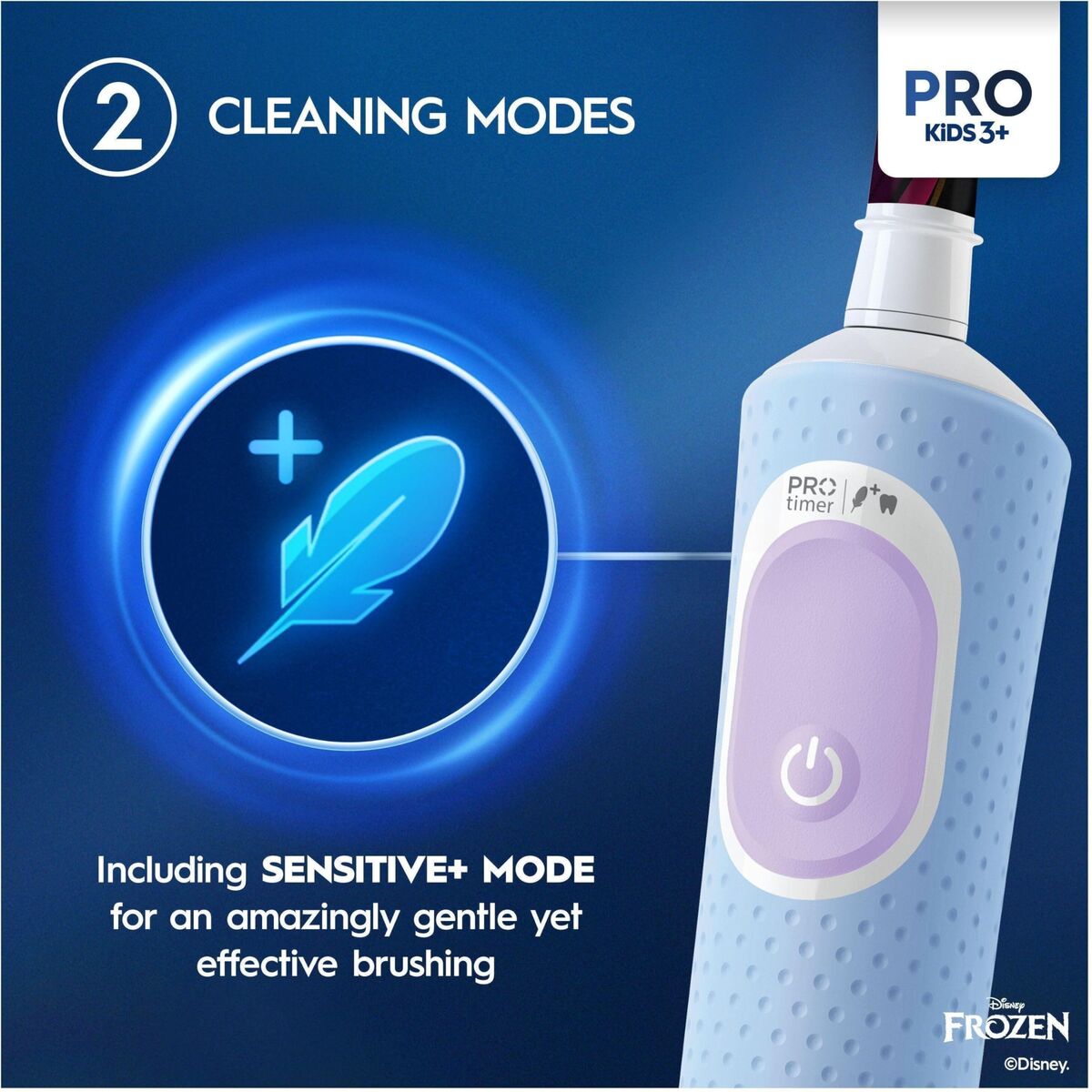 Brosse à dents électrique Oral-B Frozen Multicouleur (2 Pièces) (2 Unités)