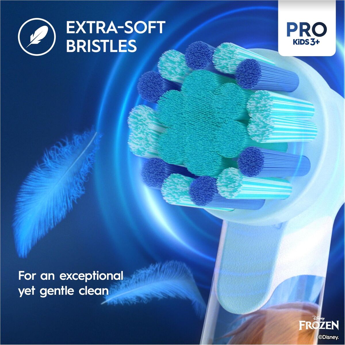 Brosse à dents électrique Oral-B Frozen Multicouleur (2 Pièces) (2 Unités)