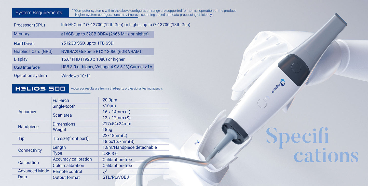 Helios 500 Scanner Intra oral