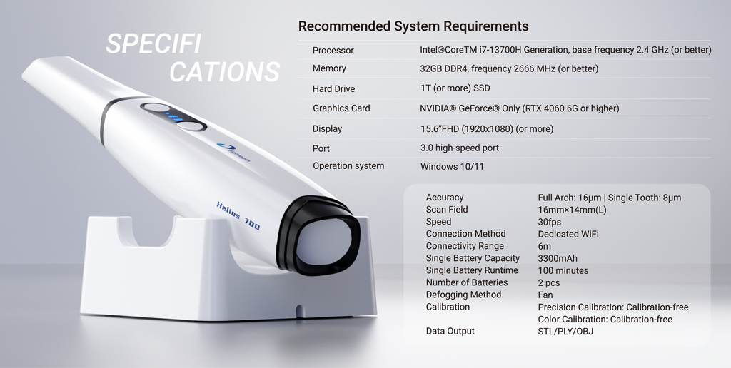Scanner Helios 700 Wireless