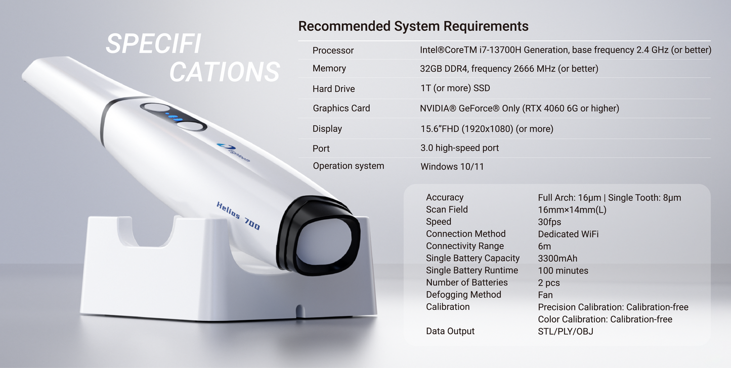 Helios 700 scanner Intra oral Eighteeth