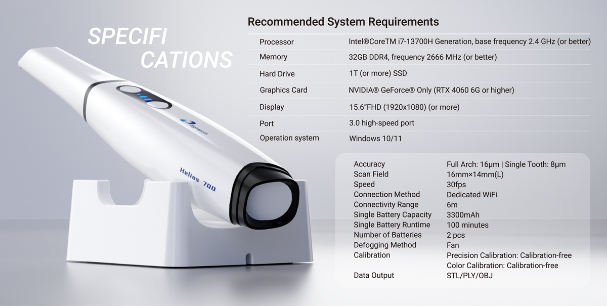 Scanner Helios 700 Wireless